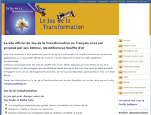 Tablet Screenshot of jeu-de-la-transformation.fr